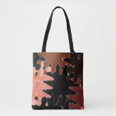 Tote Bag COOL Rustic Motif Abstrait (Devant)