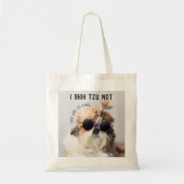 Tote Bag Cool Shih Tzu Pas amusant Lunettes de soleil migno (Devant)