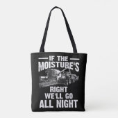 Tote Bag Cool si l'humidité juste fermier cadeau Funny Far (Dos)