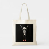 Tote Bag Cool Skeleton Halloween Design (Dos)
