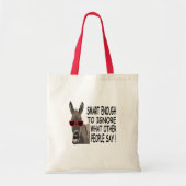 Tote Bag Cool Smart Donkey (Devant)