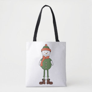 Tote Bag Cool Snowman