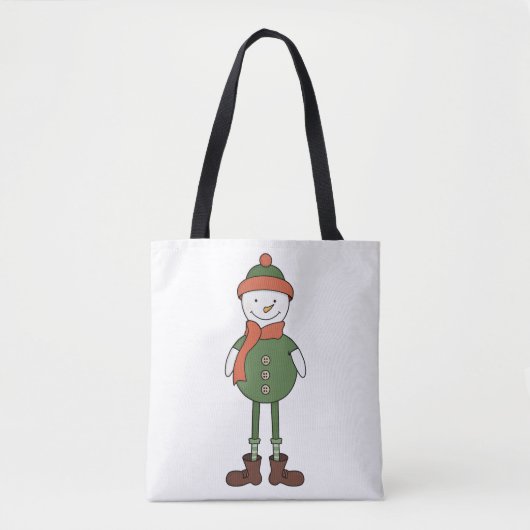 Tote Bag Cool Snowman (Devant)