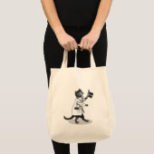Tote Bag Cool Top Hat Chat (Devant (produit))