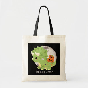 Tote Bag cool unisex enfants dinosaur ajouter le nom Hallow