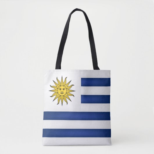 Tote Bag Cool Uruguay Drapeau mode (Devant)
