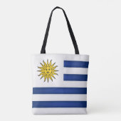 Tote Bag Cool Uruguay Drapeau mode (Dos)