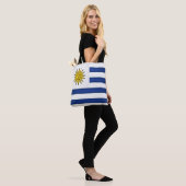 Tote Bag Cool Uruguay Drapeau mode (Sur le modèle)