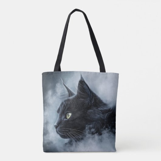 Tote Bag Coon du Maine dans le brouillard (Dos)