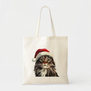 Tote Bag Coon du Maine, NOËL, chat chaton, cadeau chaton
