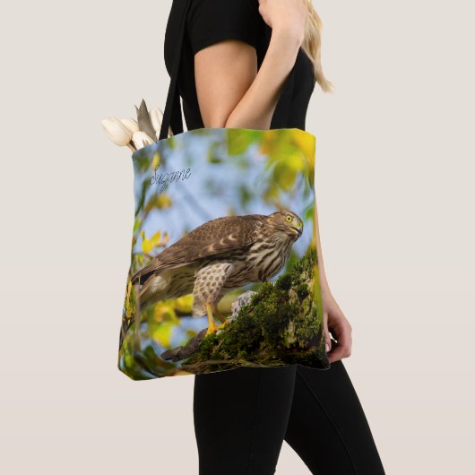 Tote Bag Cooper's Hawk (De près)