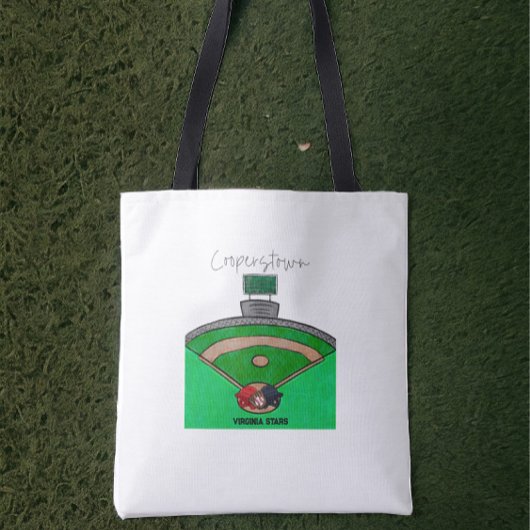 Tote Bag Cooperstown Field Team Nom Personnalisé