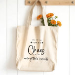 Tote Bag Coordinateur Chaos Planificateur d'événements<br><div class="desc">Restez sans effort organisé au milieu du beau chaos avec notre Sac fourre-tout de planification des événements Chaos Coordinator. Personnalisable et chic en noir et blanc, cette fourre-tout élégante est le cadeau parfait pour les wedding planners et les coordinateurs, alliant fonctionnalité avec une touche de plaisir. Laissez votre coordinateur de...</div>
