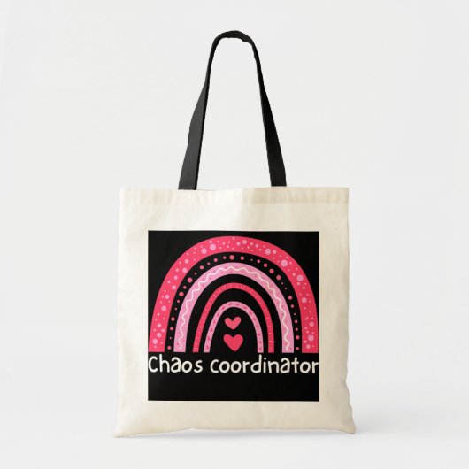 Tote Bag Coordinateur du Chaos Enseignant Garderie d'enfant (Devant)