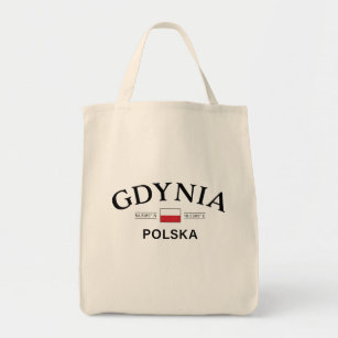 Tote Bag Coordonnées polonaises Gdynia Polska (Pologne)