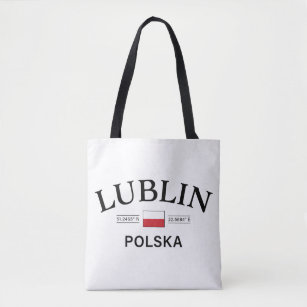 Tote Bag Coordonnées polonaises Lublin Polska (Pologne)