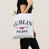 Tote Bag Coordonnées polonaises Lublin Polska (Pologne) (De près)