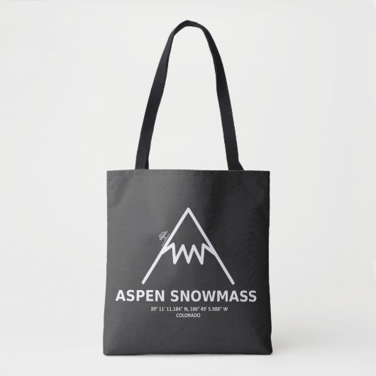 Tote Bag Coordonner Aspen Snowmass Colorado (Devant)