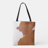 Tote Bag Copie Brown et blanche de vache (Dos)