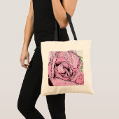 Tote Bag Copie de bloc rose d'héritage (Devant (produit))