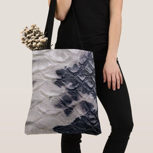 Tote Bag Copie de relief de crocodile (De près)