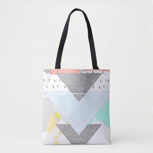 Tote Bag Copie géométrique d'art (Devant)