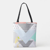 Tote Bag Copie géométrique d'art (Dos)