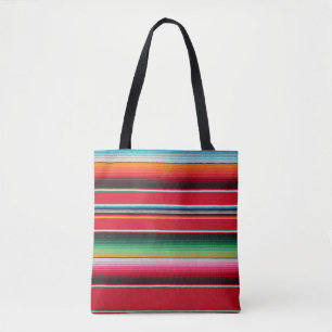 Tote Bag Copie traditionnelle mexicaine colorée de Serape
