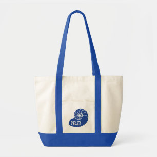 Tote Bag Coque bleue personnalisée