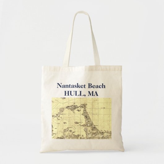 Tote Bag Coque, plage du Massachusetts 02045 Nantasket (Devant)