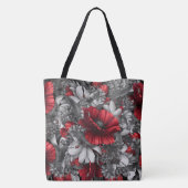 Tote Bag Coquelicots éclatants (Dos)