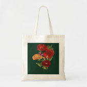 Tote Bag Coquelicots et papillons (Devant)