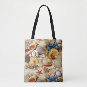 Tote Bag Coques de mer sur la plage