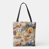 Tote Bag Coques de mer sur la plage (Dos)
