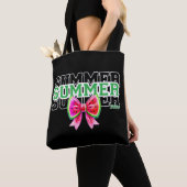 Tote Bag Coquette Pastèque Arc Été 2026 Varsity (De près)