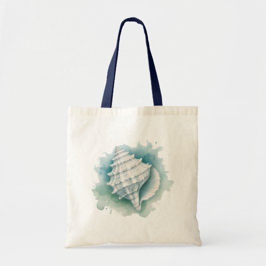 Tote Bag Coquillage côtier/nautique (Devant)