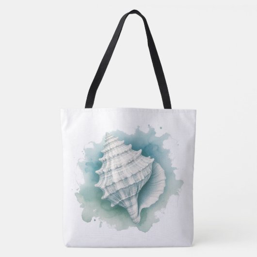 Tote Bag Coquillage côtier/nautique (Devant)