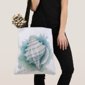 Tote Bag Coquillage côtier/nautique (De près)