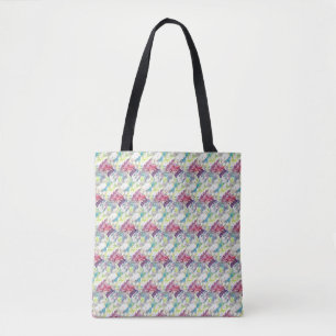 Tote Bag Coquillage rose dans la peinture d'aquarelle de me