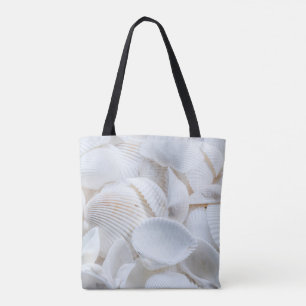 Tote Bag Coquillages Blancs Propres Beauté Dans La Nature