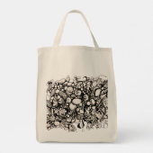 Tote Bag coquillages et galets (Dos)