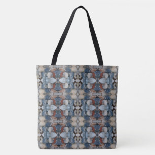 Tote Bag Coquillages et motif agrandi par mosaïque 3 de