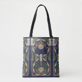 Tote Bag Coquillages Nautiques Art Nouveau (Devant)