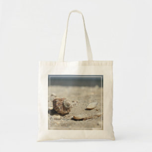Tote Bag Coquillages sur le sable par la mer