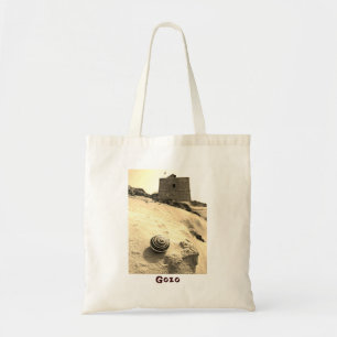 Tote Bag Coquille et tour, Gozo, Malte