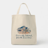 Tote Bag Coquilles de l'île d'Ocracoke  (Dos)