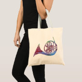 Tote Bag Cor de harmonie d'arc-en-ciel (Devant (produit))