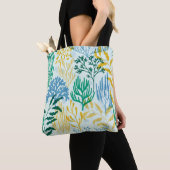 Tote Bag Corail Reef, Algues Motif sans mer. (De près)