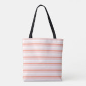 Tote Bag Corail Stripe partout à fourre-tout (Dos)