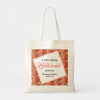 Coral Floral Mariage Christian Bridesmaid